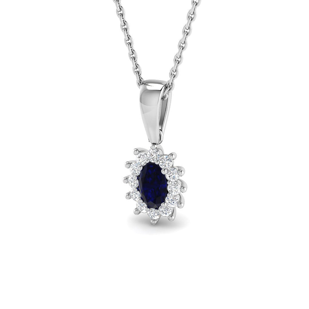 SP6618 — Pendant - 9k White Gold