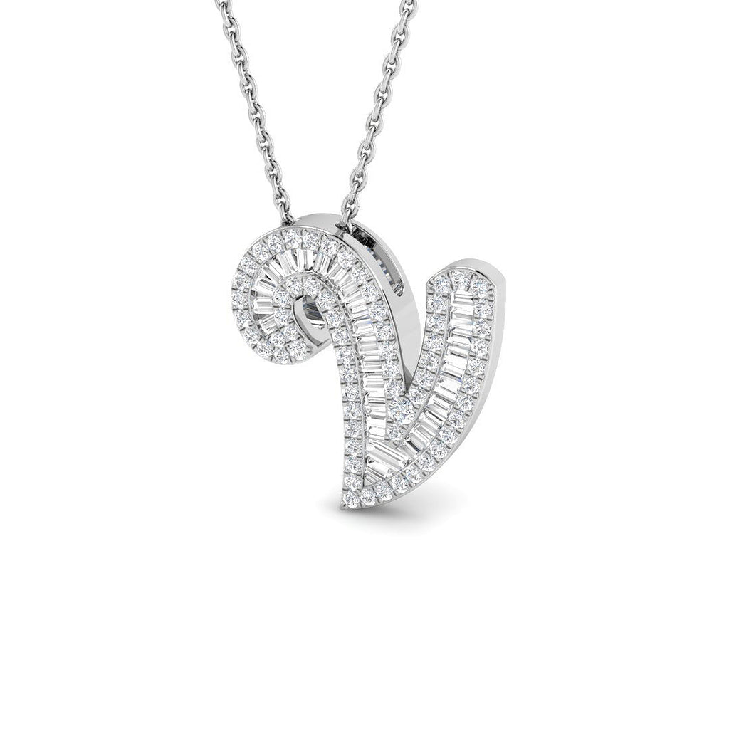 SP6643-V — Pendant - 9k White Gold