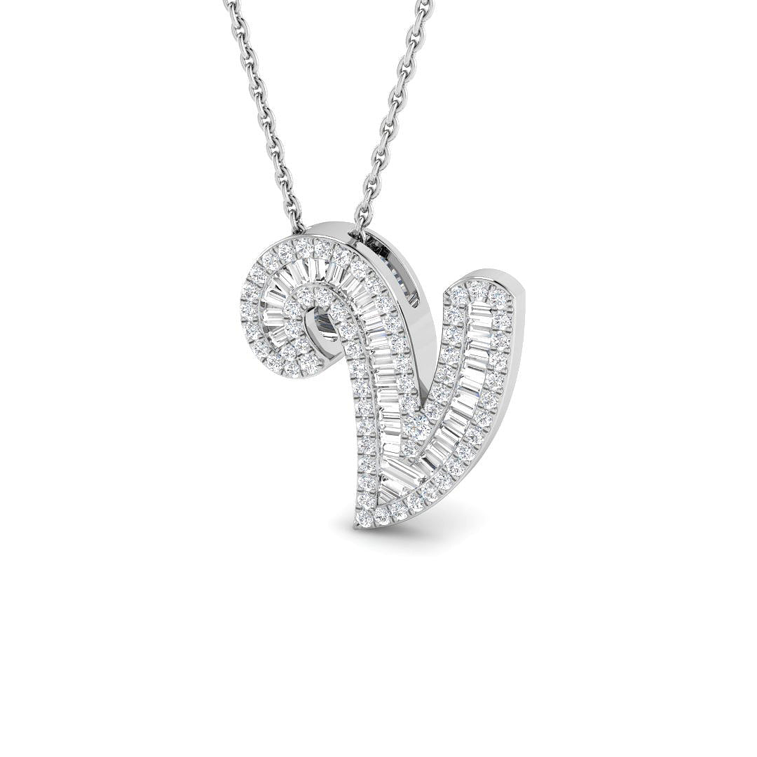 SP6643-V — Pendant - 9k White Gold