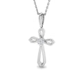 SP6657 — Cross - 9k White Gold