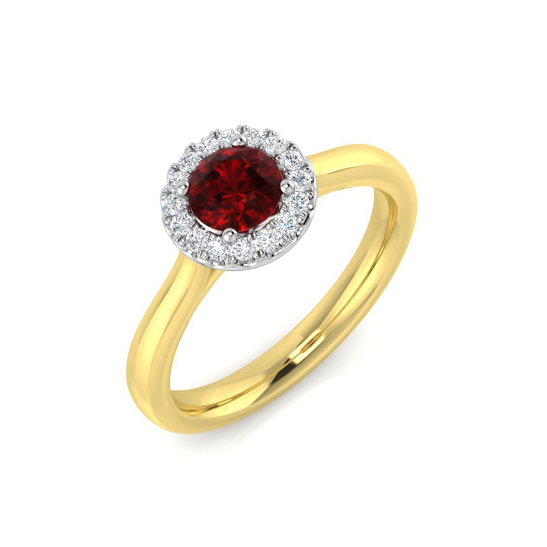 SR185 — Ring - 9k Two Tone