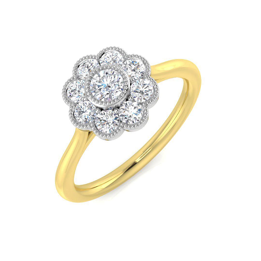 SR774 — Ring - 9k Yellow Gold