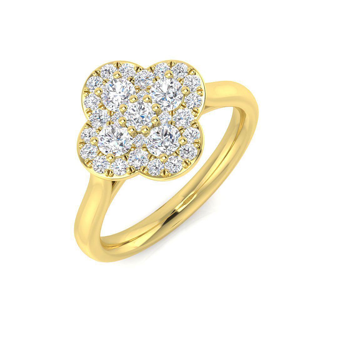 SR1010 — Ring - 9k Yellow Gold