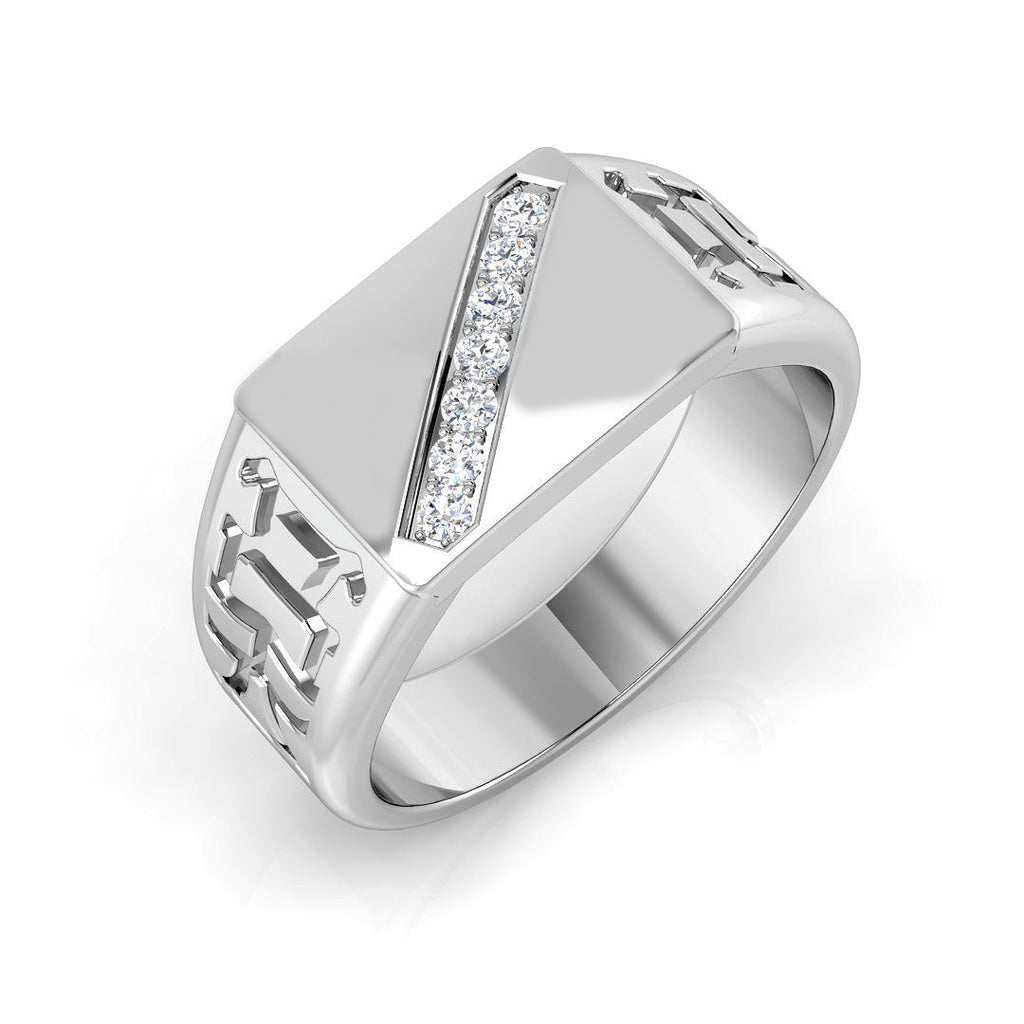 SR1056 — Ring - 9k White Gold