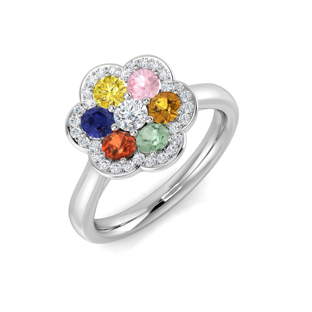 SR1083 — Ring - 9k White Gold
