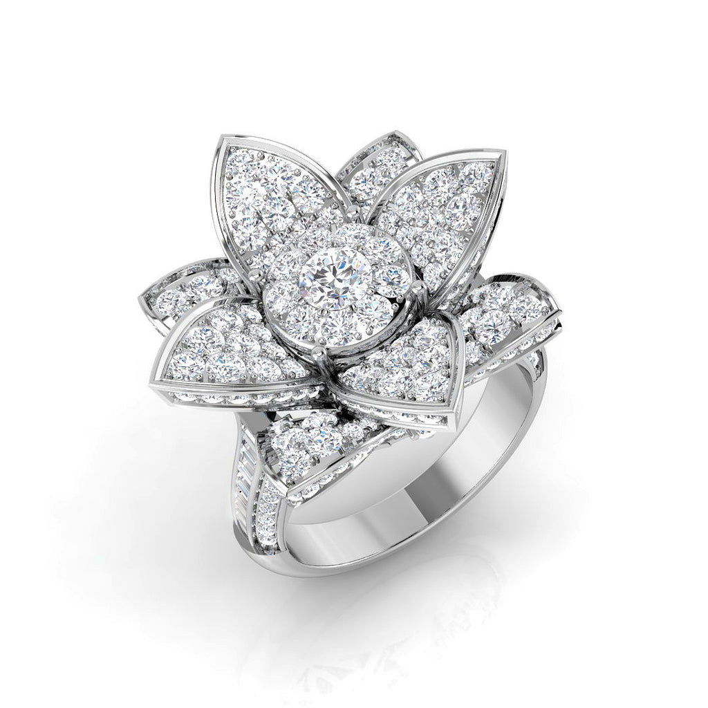 SR1086 — Ring - 9k White Gold