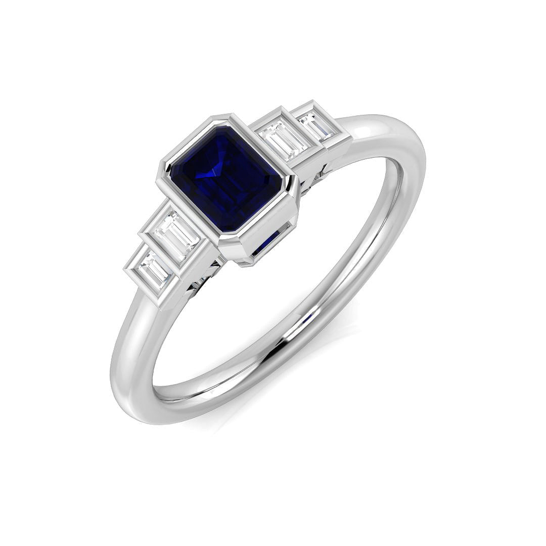 SR1114 — Ring - 9k White Gold