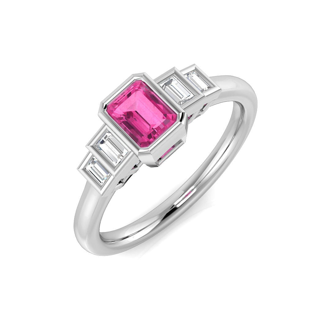 SR1116 — Ring - 9k White Gold