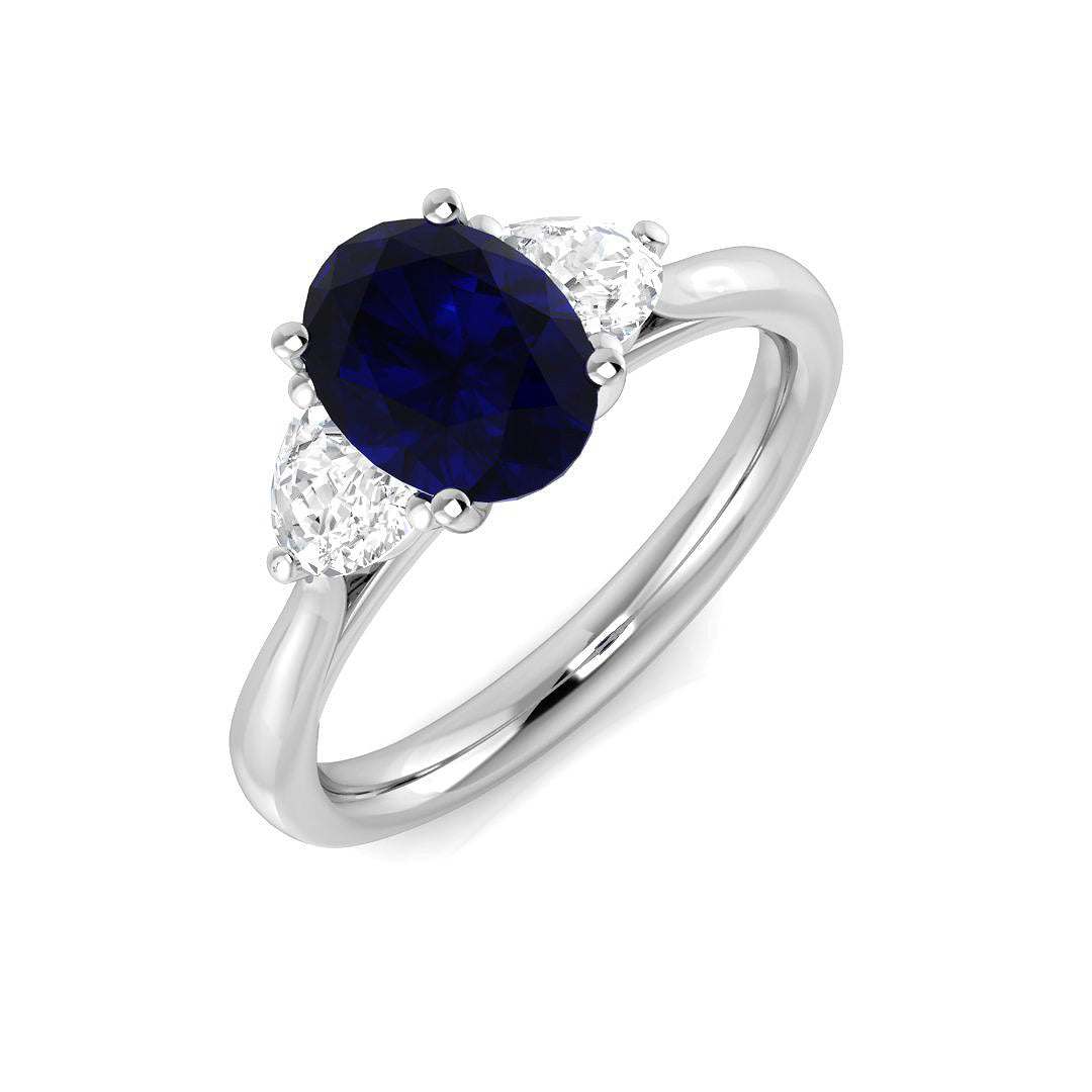 SR1163 — Ring - 9k White Gold
