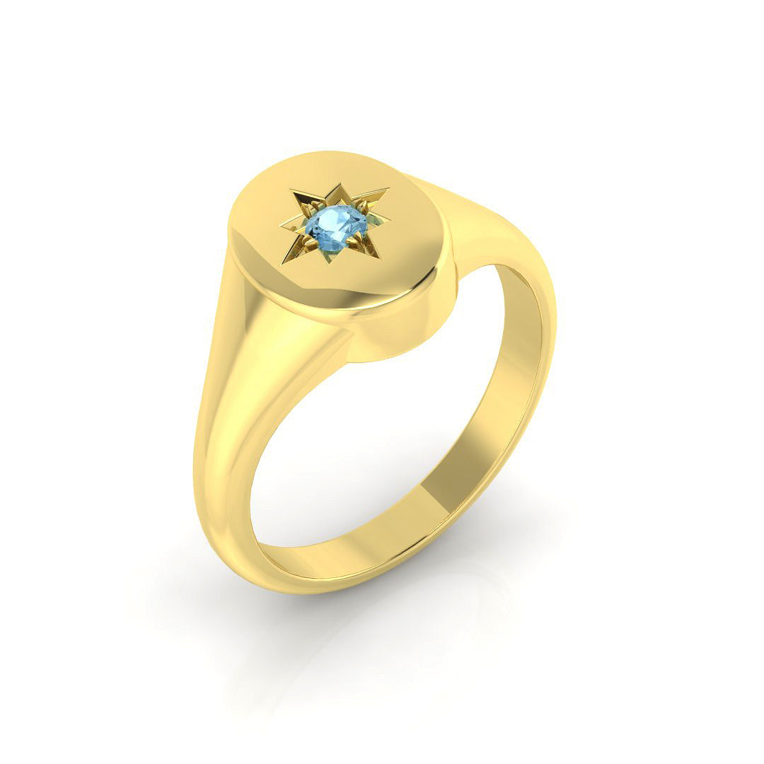 SR1231 — Ring - 9k Yellow Gold
