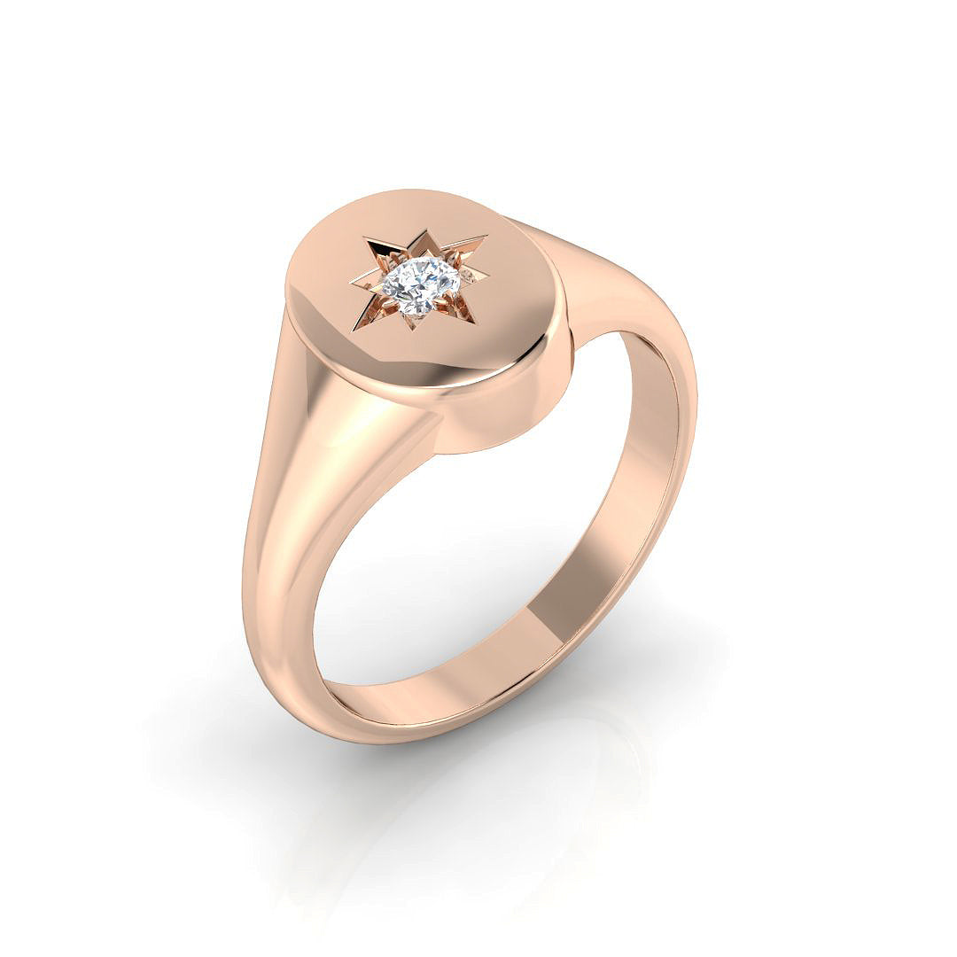 SR1231 — Ring - 9k Rose Gold