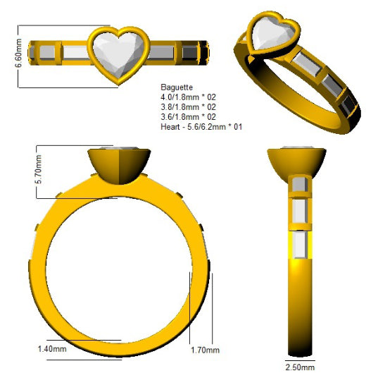 SR1248 — Ring - Two Tone detail