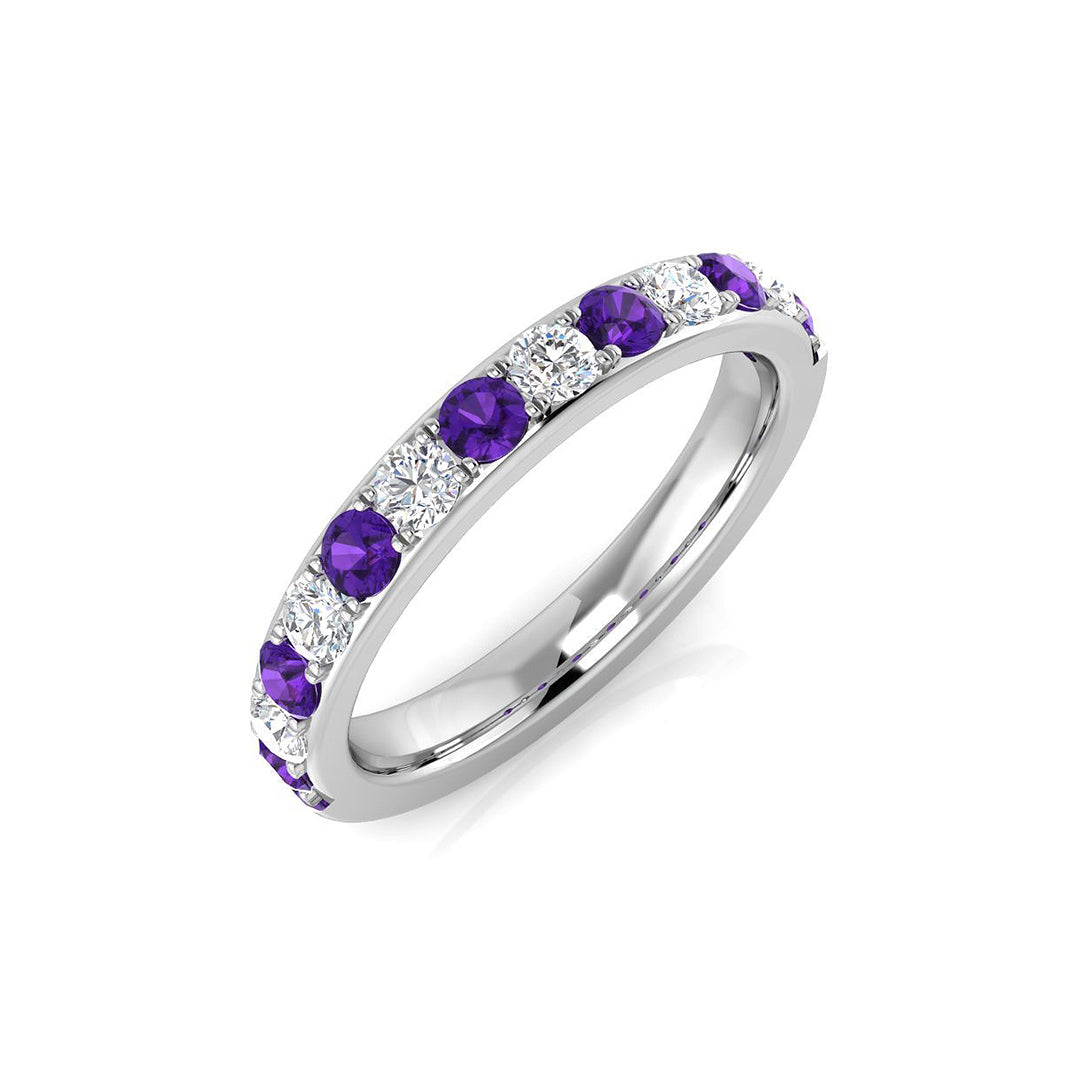 SR1265 — Ring - 9 KT White Gold