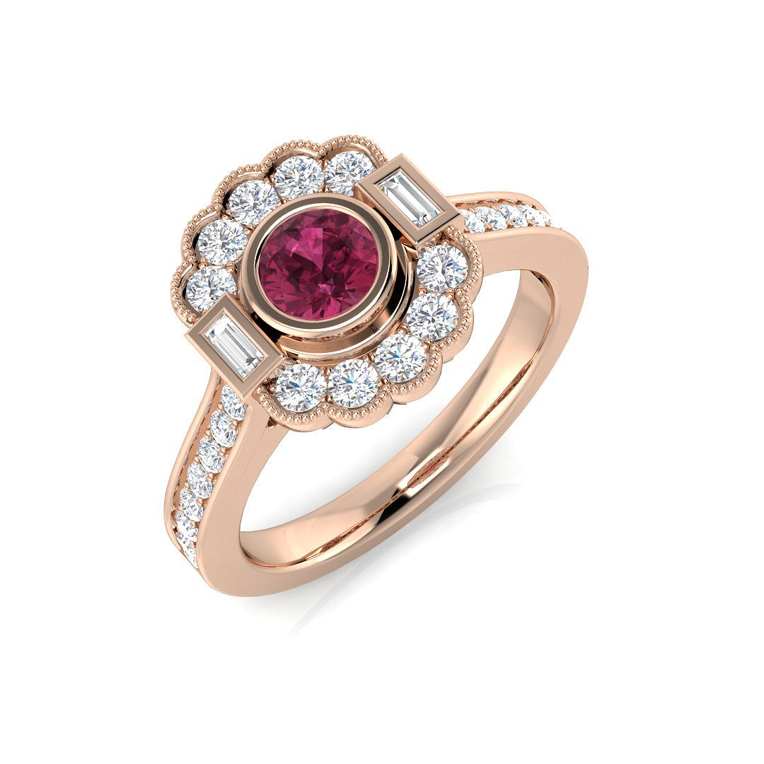 SR1297 — Ring - 9k Rose Gold