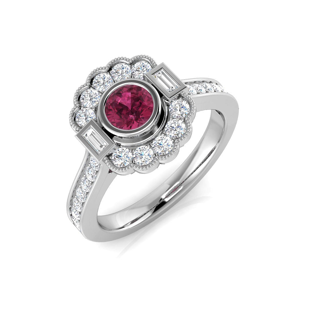 SR1297 — Ring - 9k White Gold