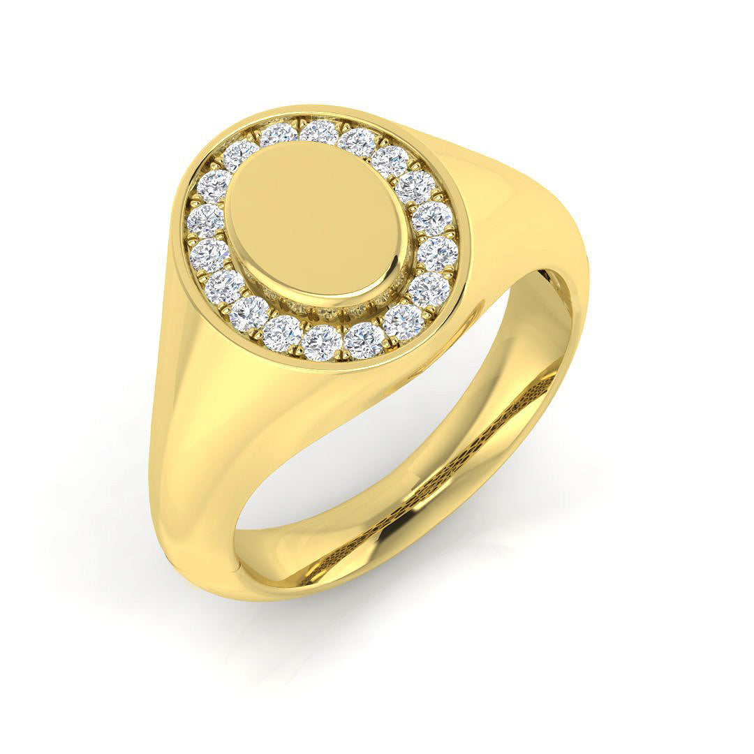 SR1298 — Ring - 9k Yellow Gold