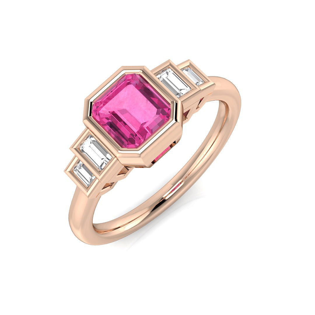 SR1299 — Ring - 9k Rose Gold