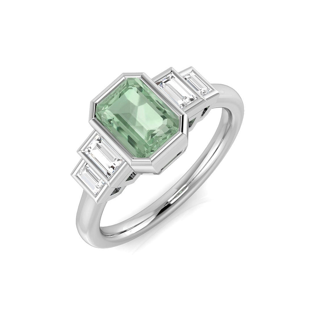 SR1300 — Ring - 9k White Gold