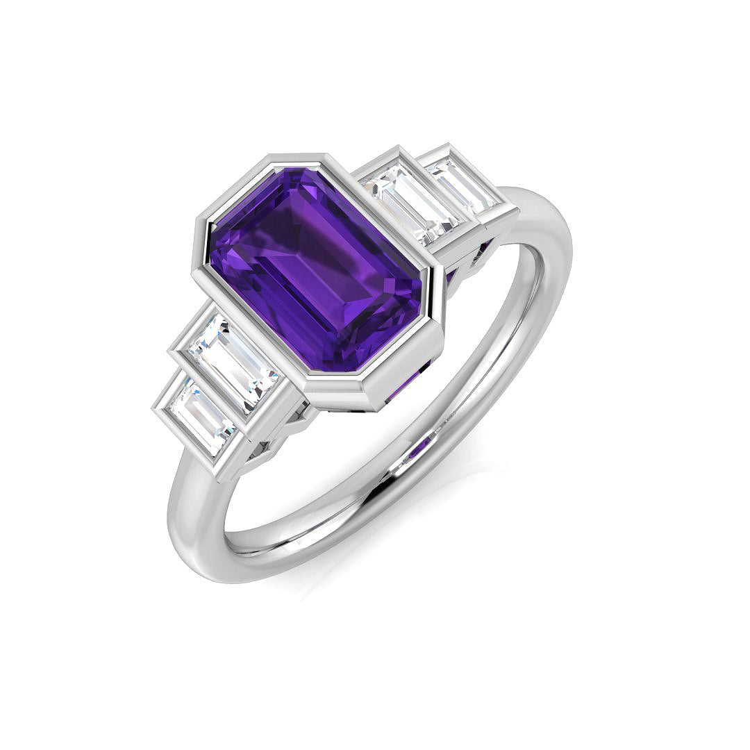 SR1301 — Ring - 9k White Gold