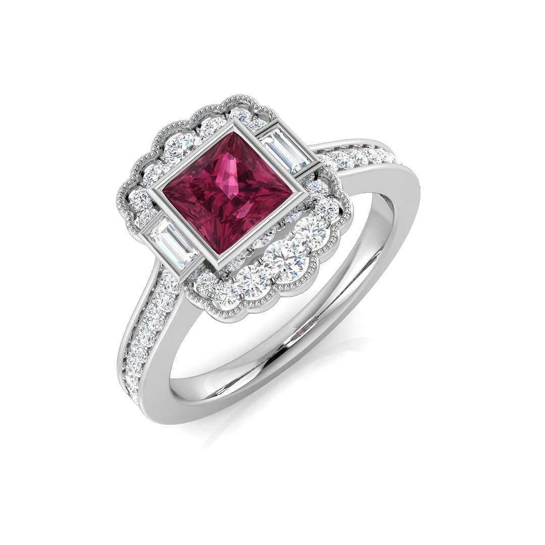 SR1304 — Ring - 9k White Gold