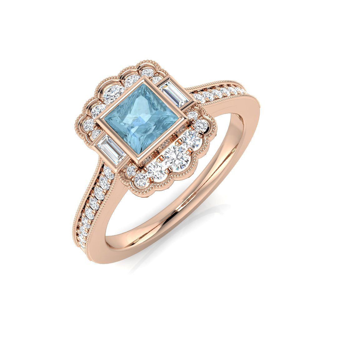 SR1307 — Ring - 9k Rose Gold