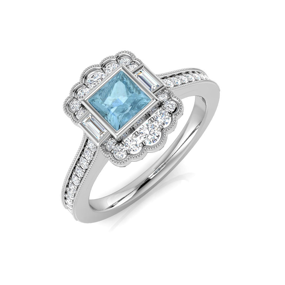 SR1307 — Ring - 9k White Gold