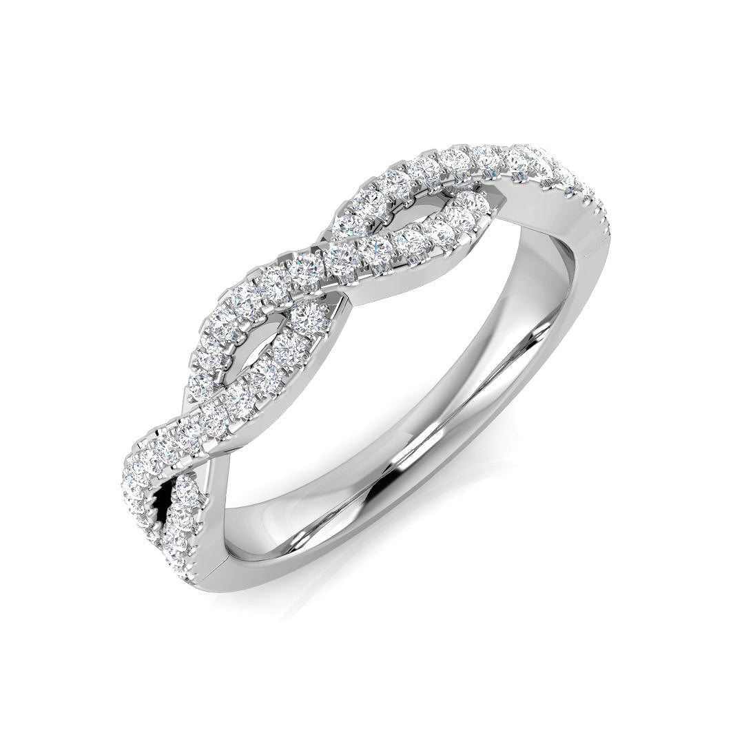 SR1340 — Ring - 9k White Gold