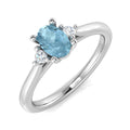 SR1352 — Ring - 9k White Gold