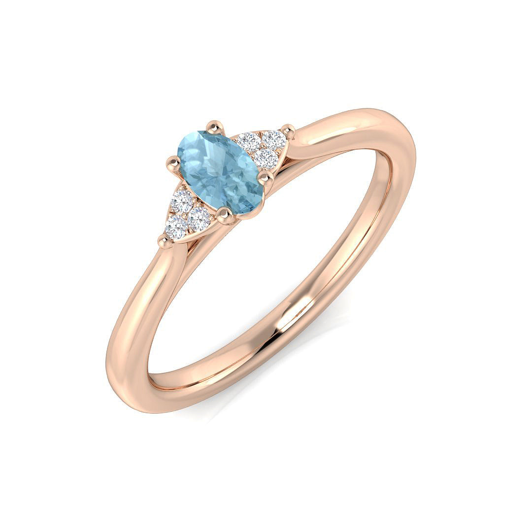 SR1377 — Ring - 9k Rose Gold