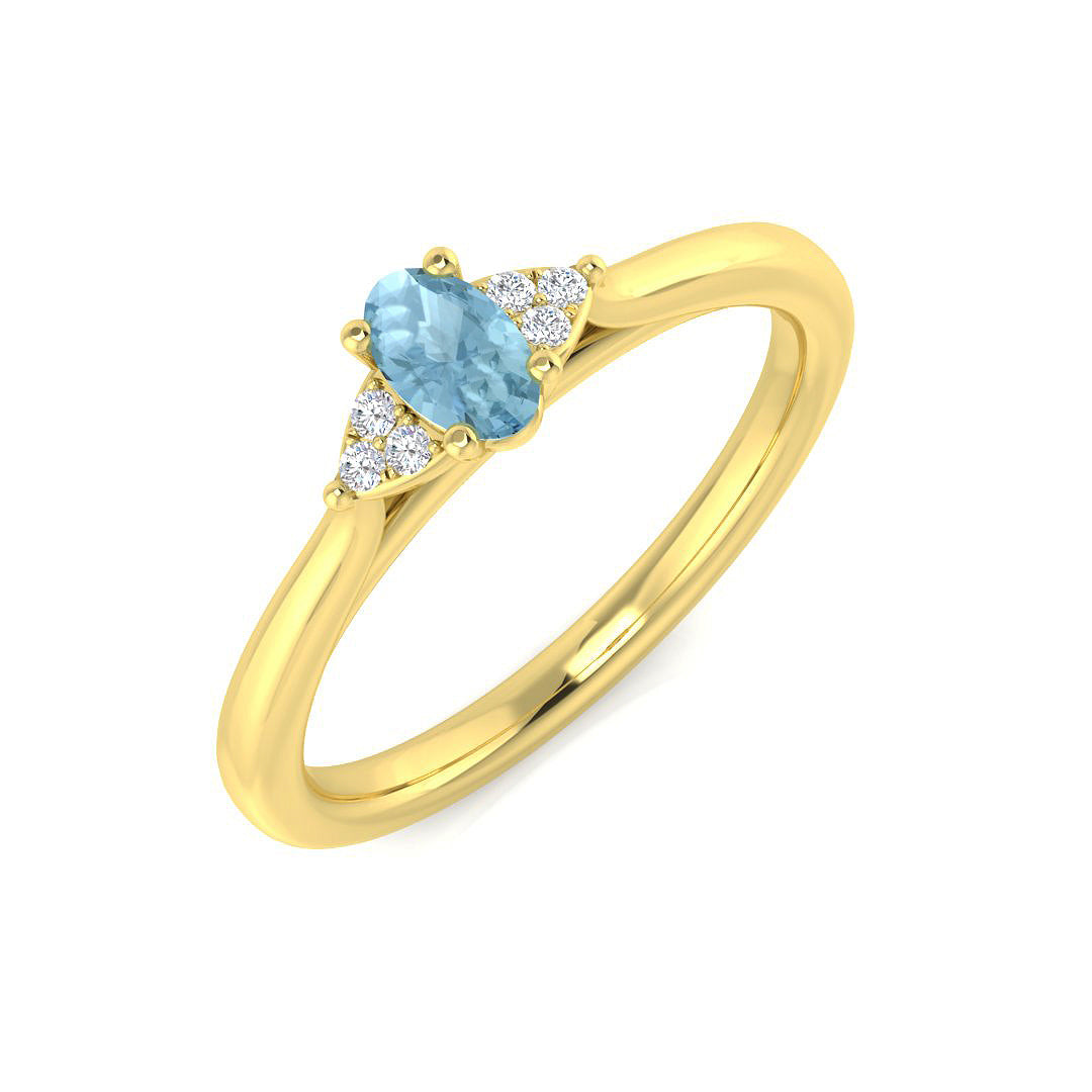 SR1377 — Ring - 9k Yellow Gold