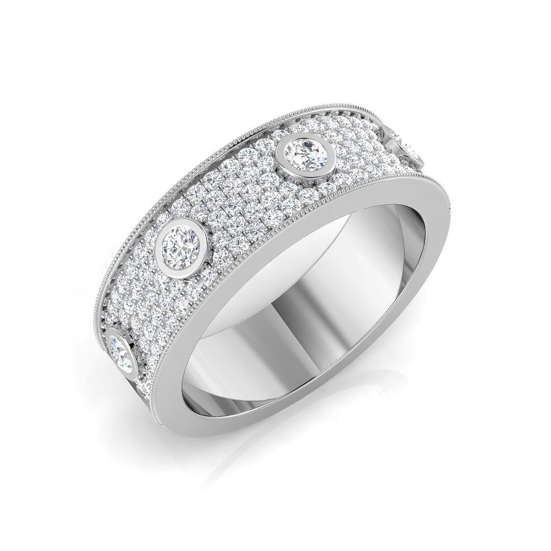 SR1393 — Ring - 9k White Gold