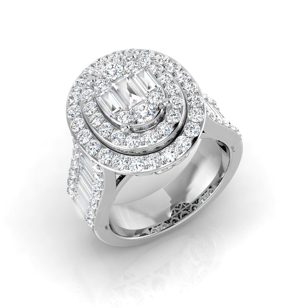 SR141 — Ring - 9k White Gold