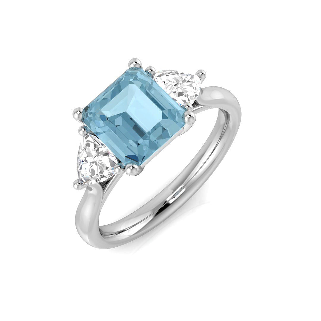 SR1440 — Ring - 9k White Gold