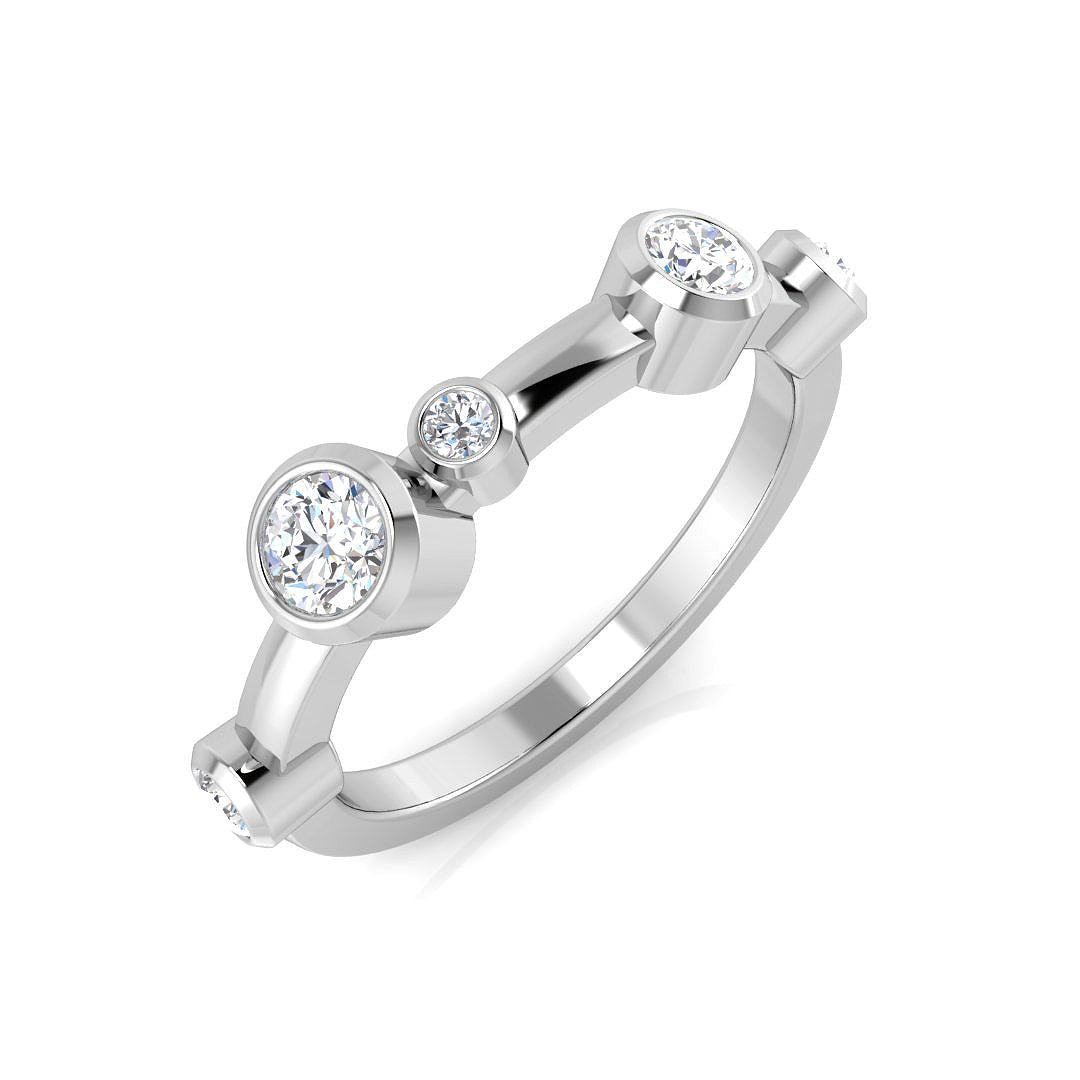 SR1465 — Ring - 9k White Gold
