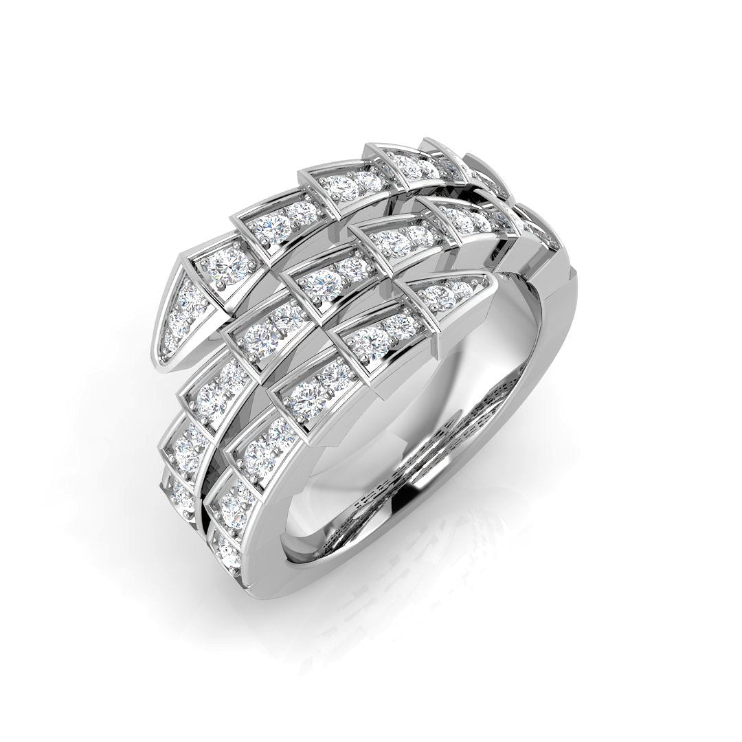 SR1499 — Ring - 9k White Gold