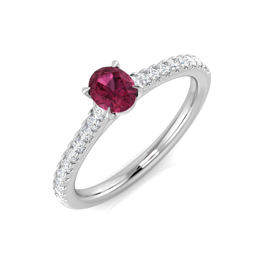 SR1505 — Ring - 9k White Gold