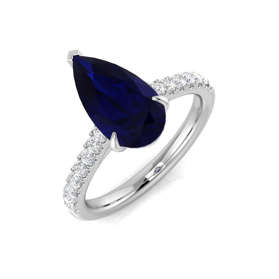 SR1519 — Ring - 9k White Gold