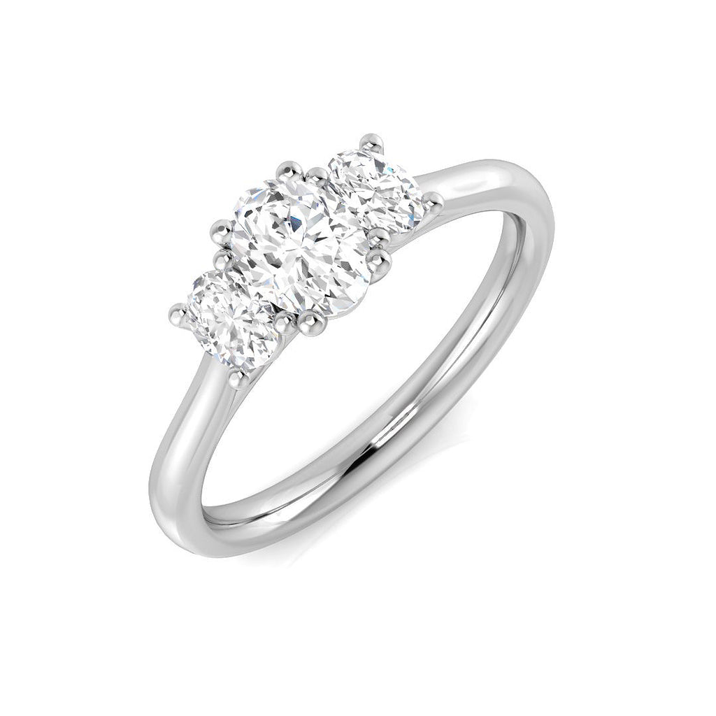 SR154 — Ring - 9k White Gold