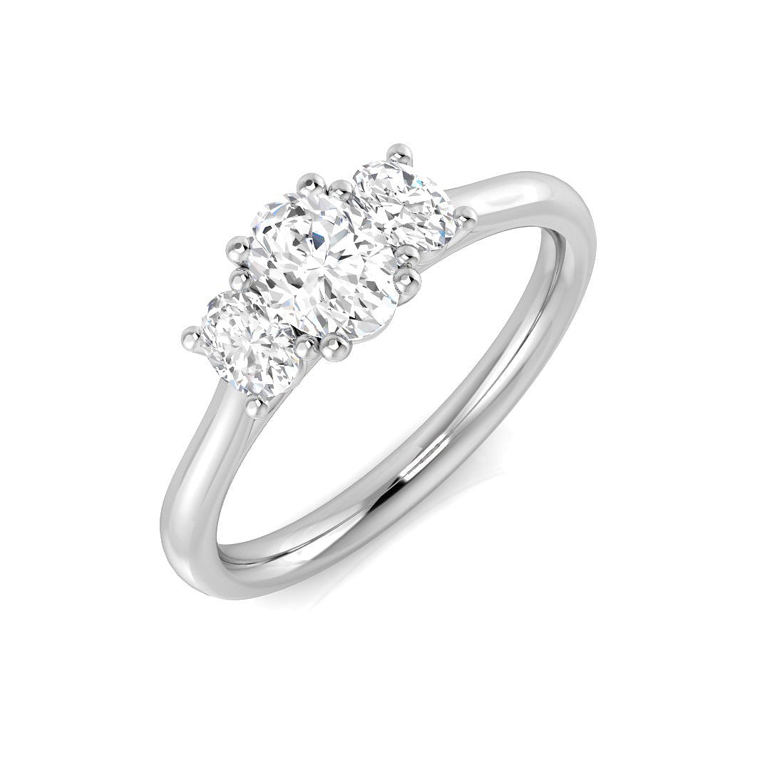 SR154 — Ring - 9k White Gold