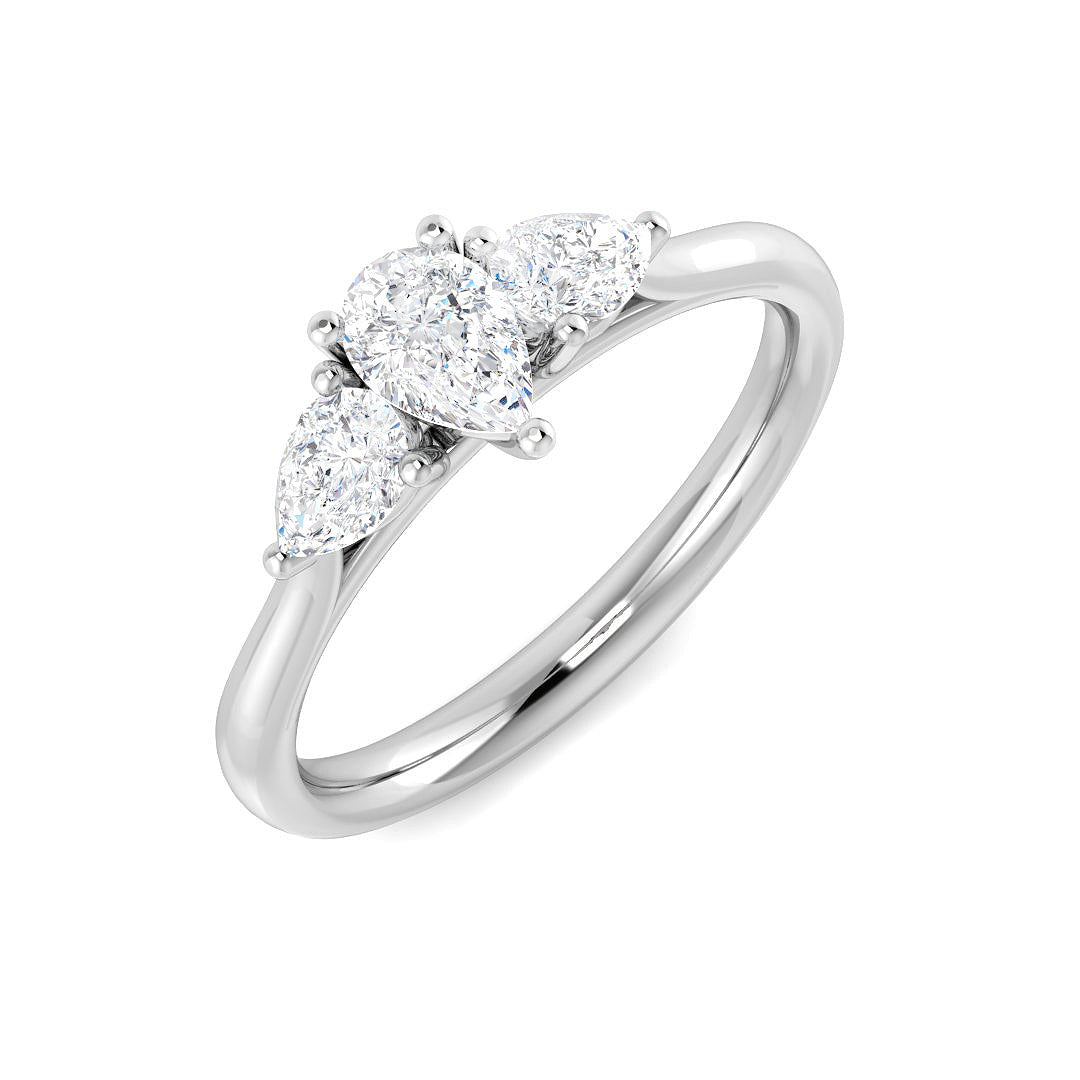 SR152 — Ring - 9k White Gold