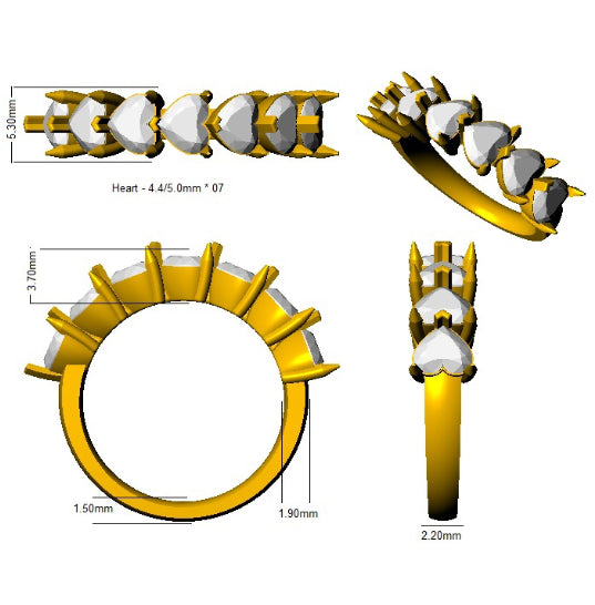 SR1531 — Ring - 18k Yellow Gold detail
