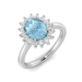 SR1550 — Ring - 9k White Gold
