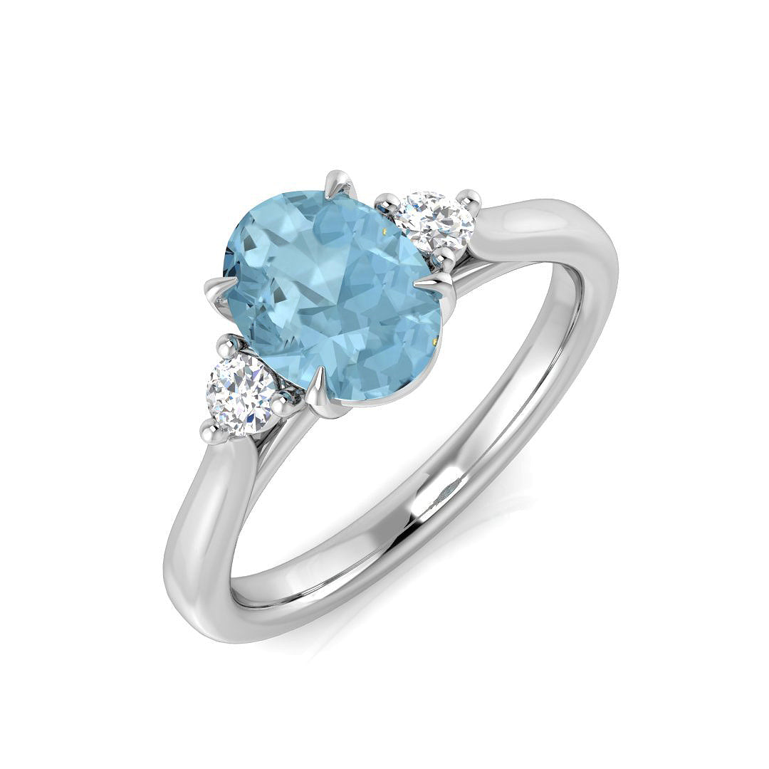 SR1551 — Ring - 9k White Gold