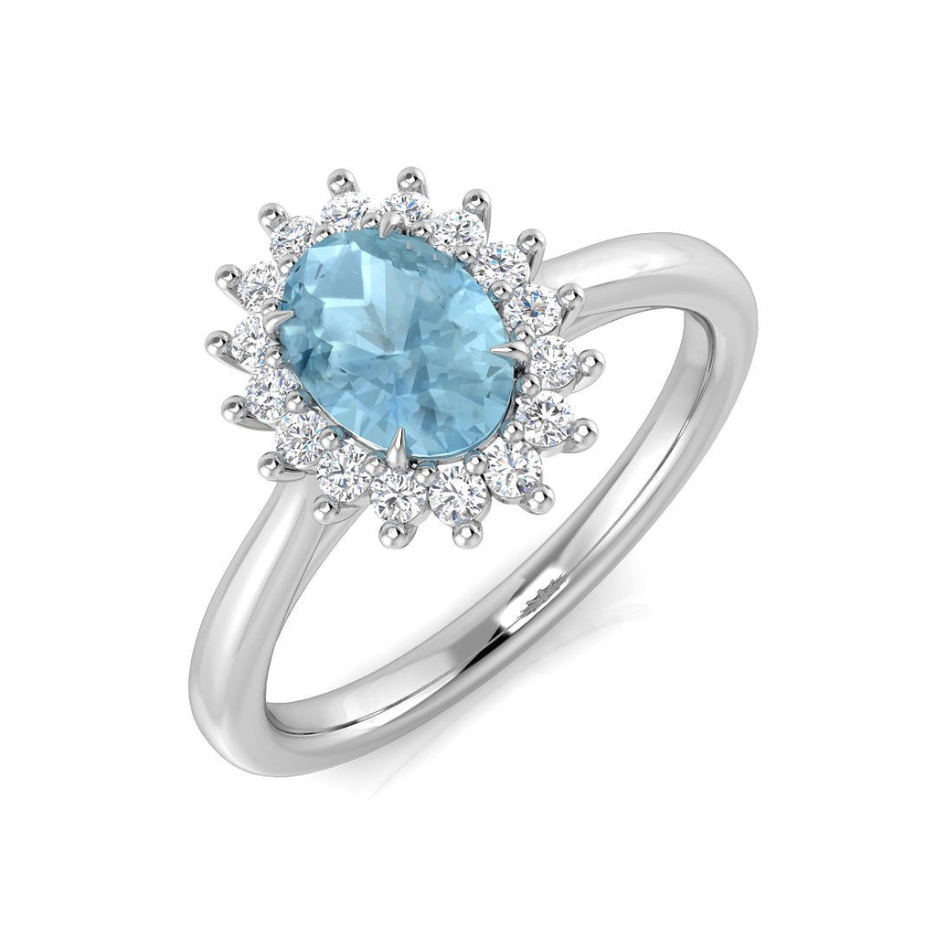 SR1554 — Ring - 9k White Gold