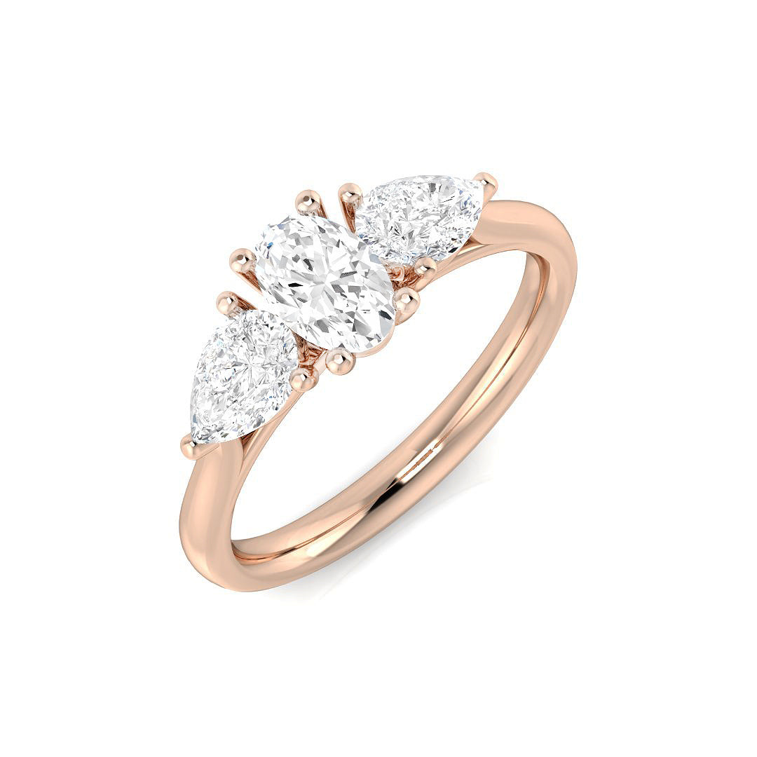 SR156 — Ring - 9k Rose Gold