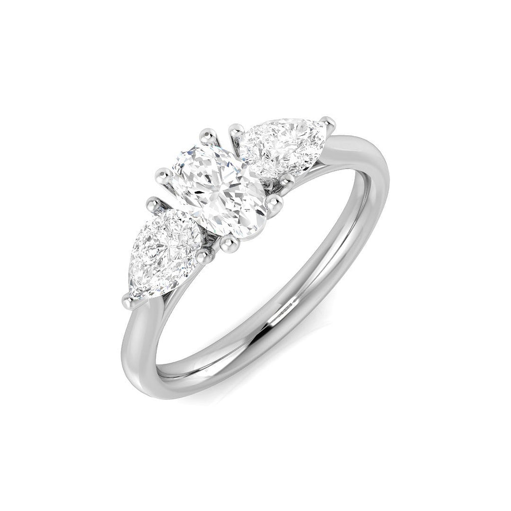 SR156 — Ring - 9k White Gold