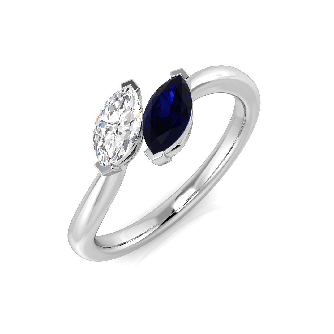SR1575 — Ring - 9k White Gold
