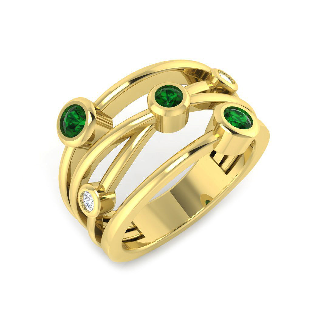 SR1578 — Ring - 9k Yellow Gold