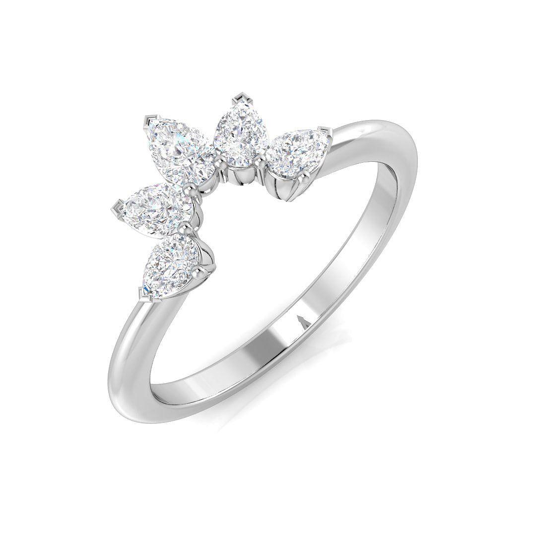SR1607 — Ring - 9k White Gold