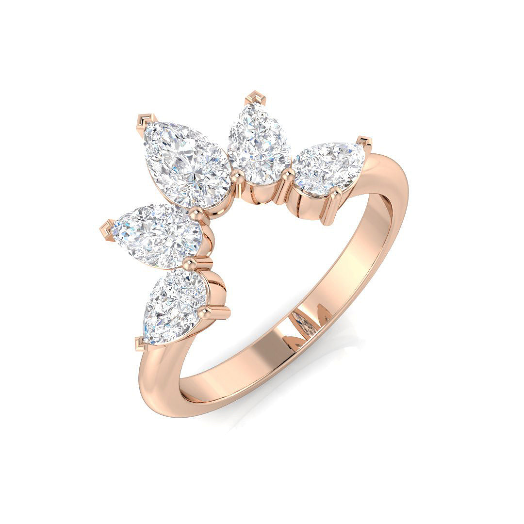 SR1608 — Ring - 9k Rose Gold